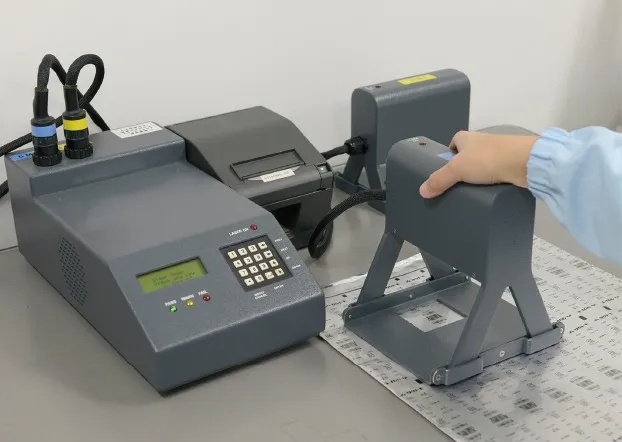 Laser-based barcode verifier